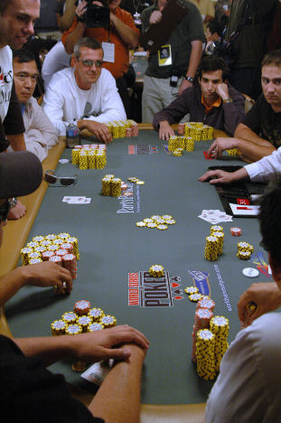 2006 WSOP Main Event Table