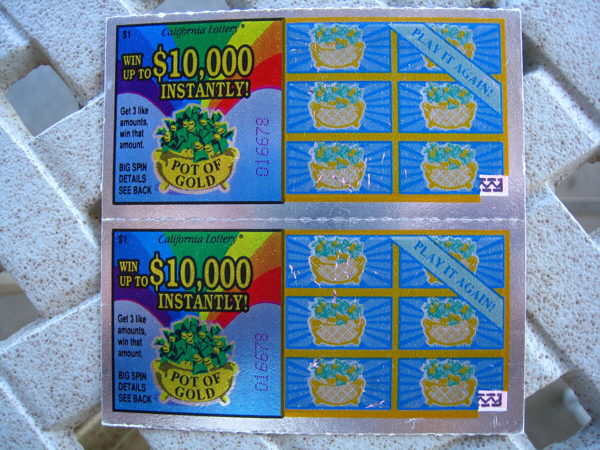 5 Year Anniversary California Lottery Tickets
