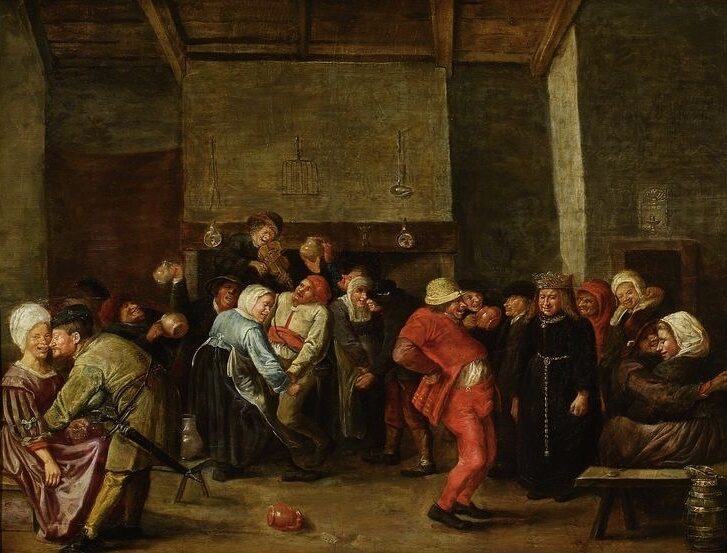 Anonymous Flemish painter   Wedding in a peasant house