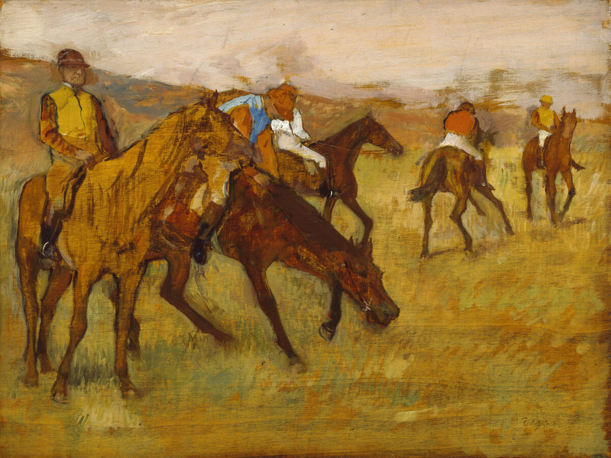 Edgar Degas   Before the Race   Walters 37850