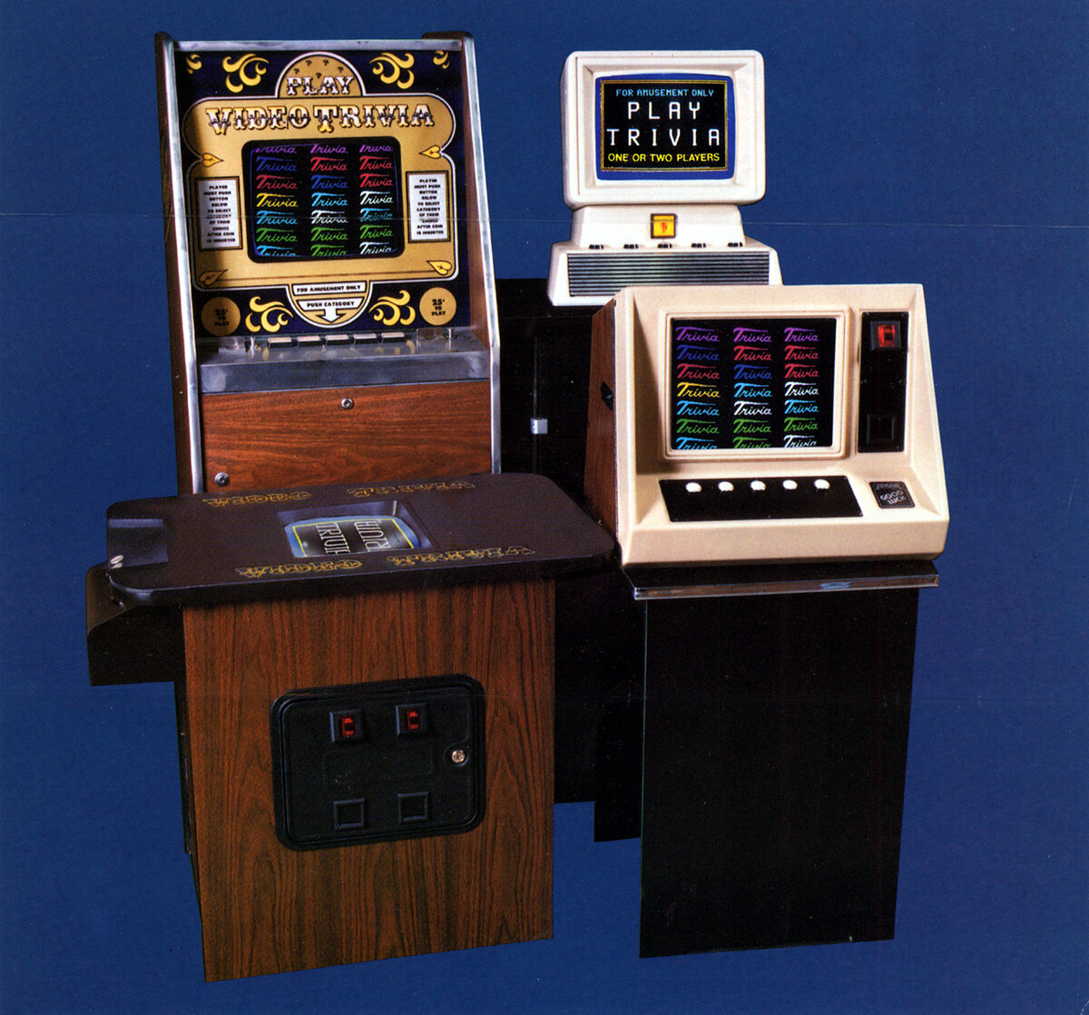 Greyhound Electronics Video Trivia cabinets comparison