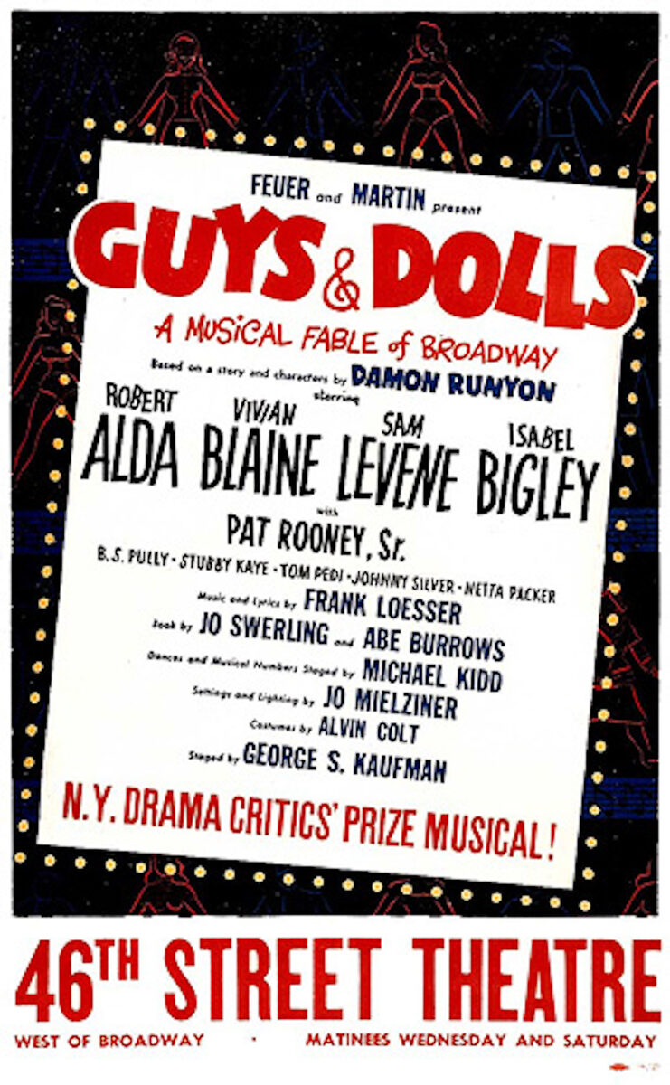 Guys and Dolls Original Poster