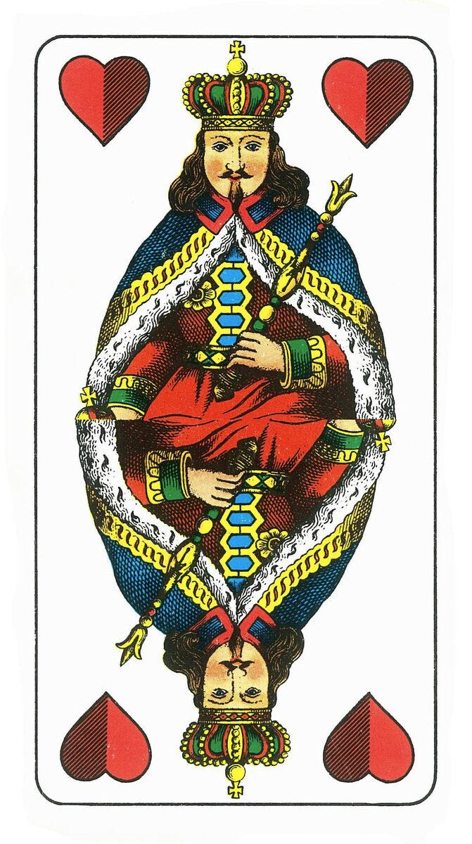 King of Hearts German deck