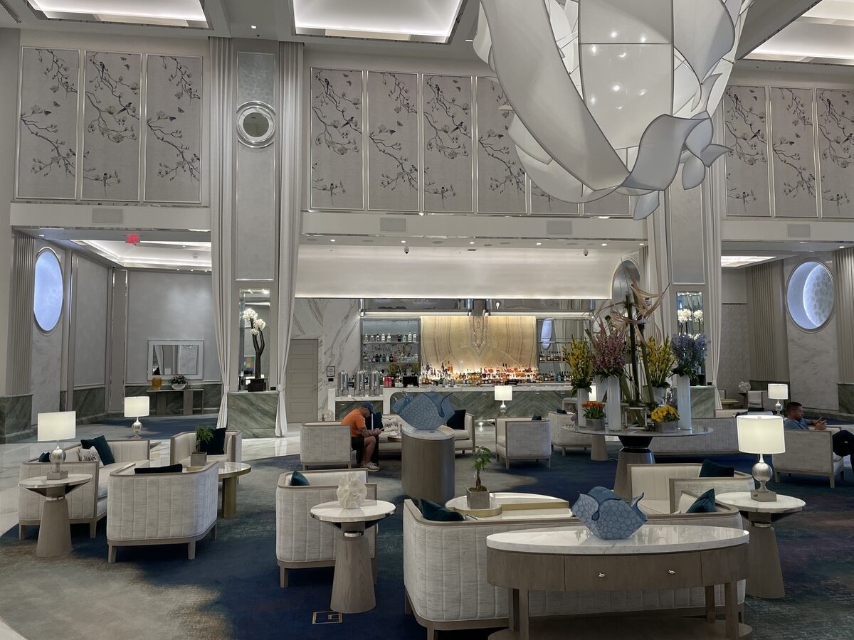 Resorts World Las Vegas — Lobby of Crockfords at Resorts World Las Vegas May 2022