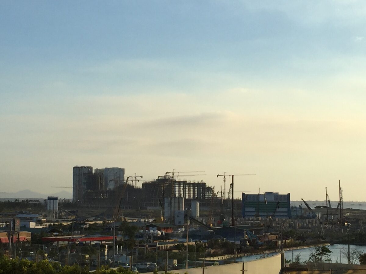 Manila Bay Resort under construction