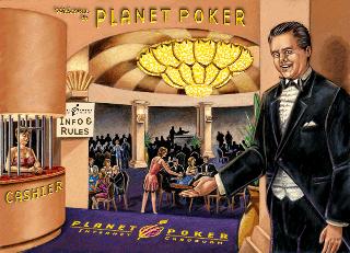 Planet poker lobby