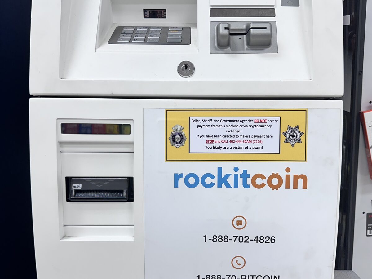 Rockitcoin ATM warning